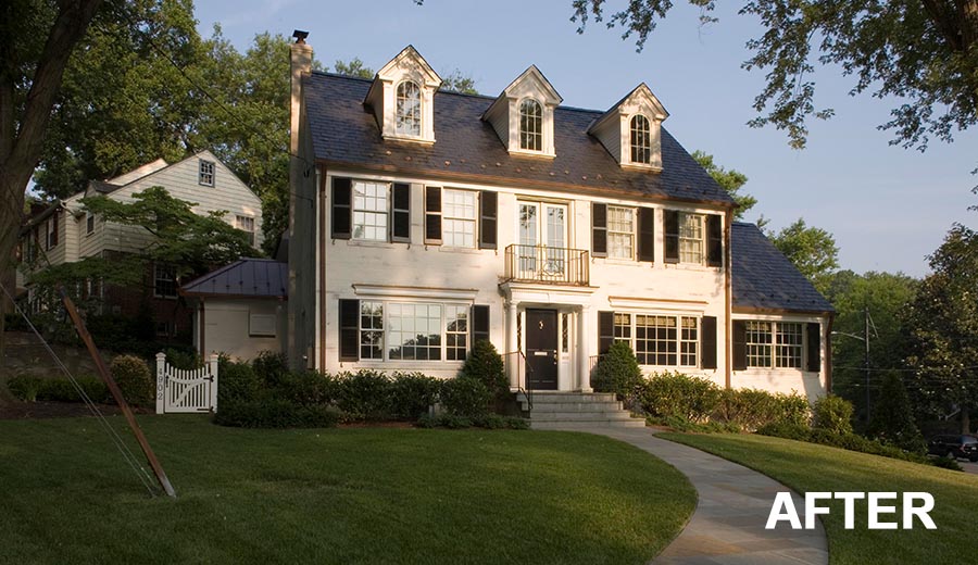 colonial home curb appeal